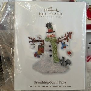 NIB 2010 Hallmark Handcrafted Keepsake Ornament-“Branching Out in Style”